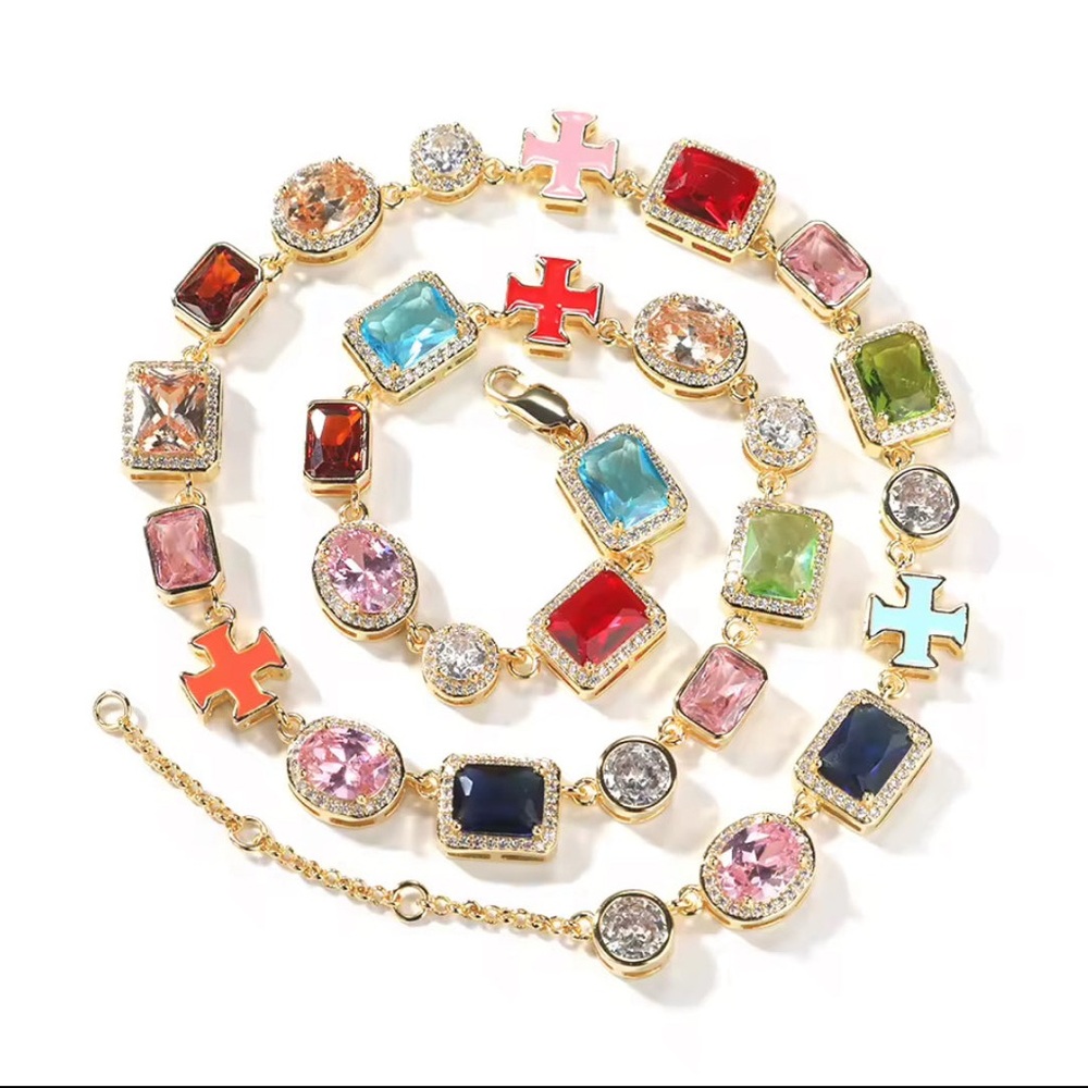 Colorful Gemstone Necklace